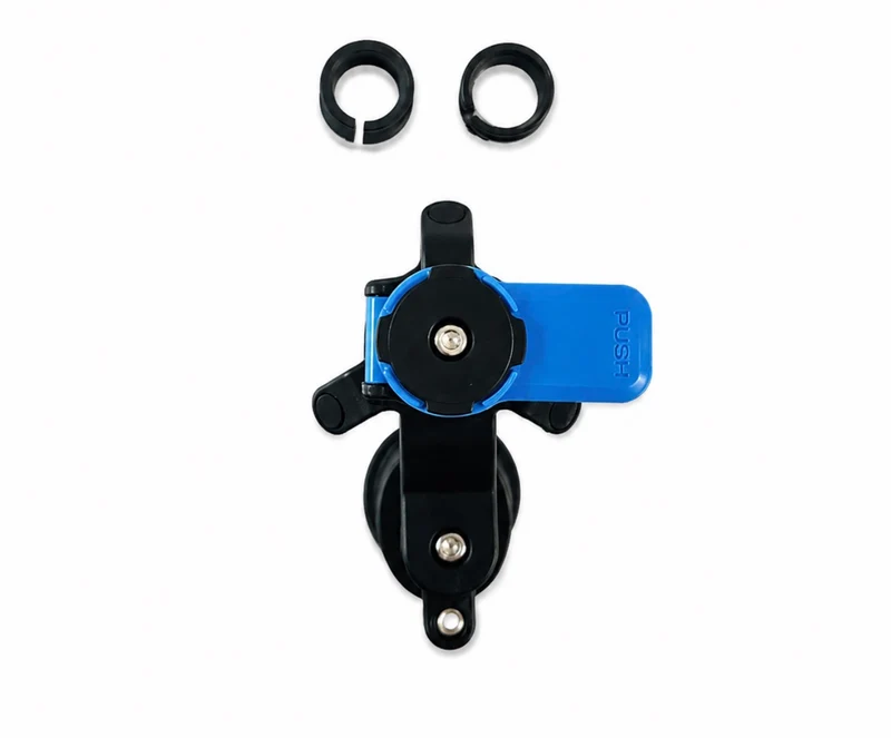 Support téléphone moto – anti-vibration, fixation quart de tour