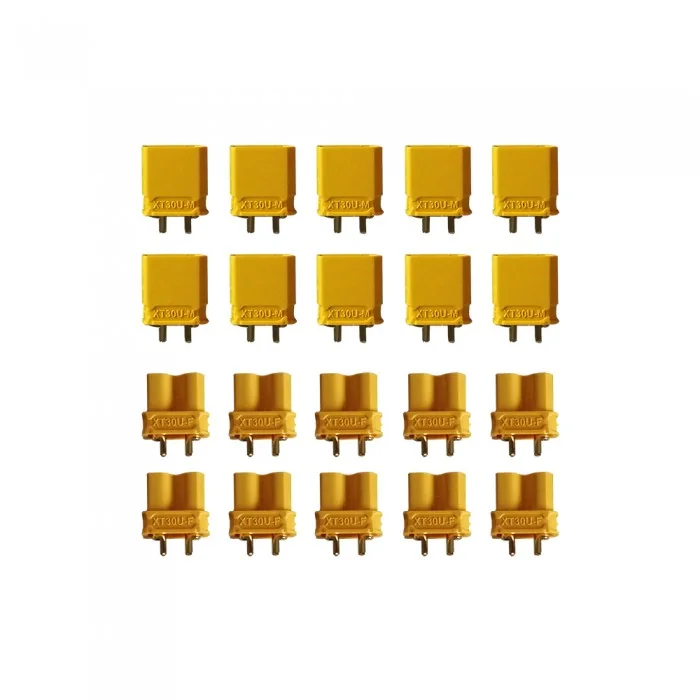 Prises XT30 Male et Femelle X20 Pcs