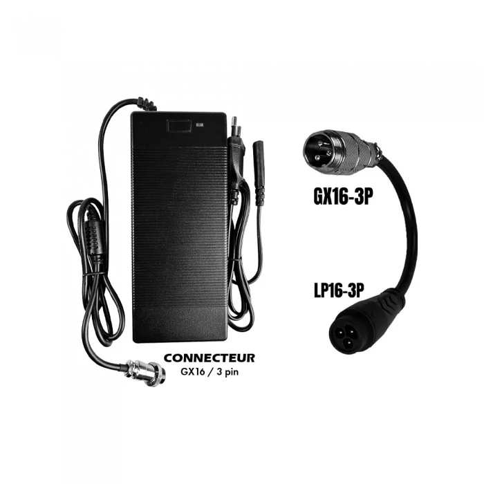 Chargeur 72V ➡️ 84V / 2A (connecteur LP16-3)