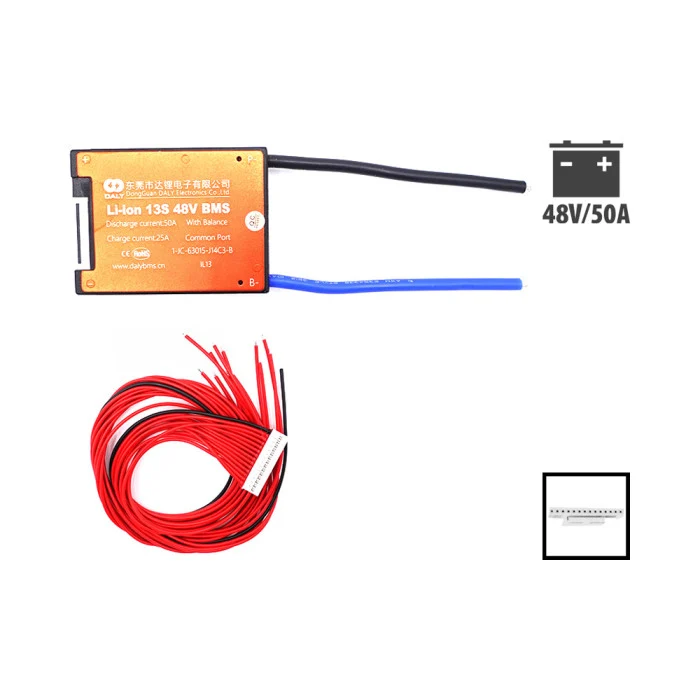 BMS Daly 48V 13S 50A