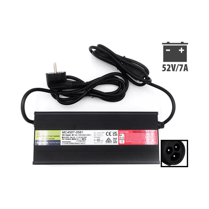 Chargeur rapide Dualtron Mini 52V 7A LP-16