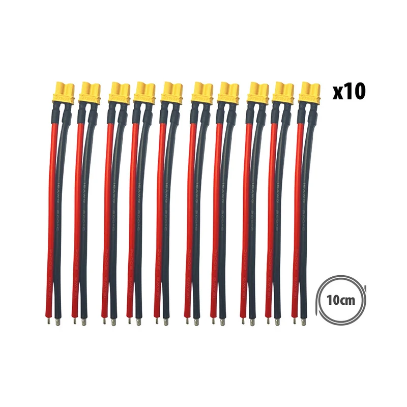 Câble XT30 femelle X10pcs
