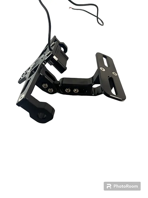 Support de plaque universel – éclairage intégré & emplacement clignotants