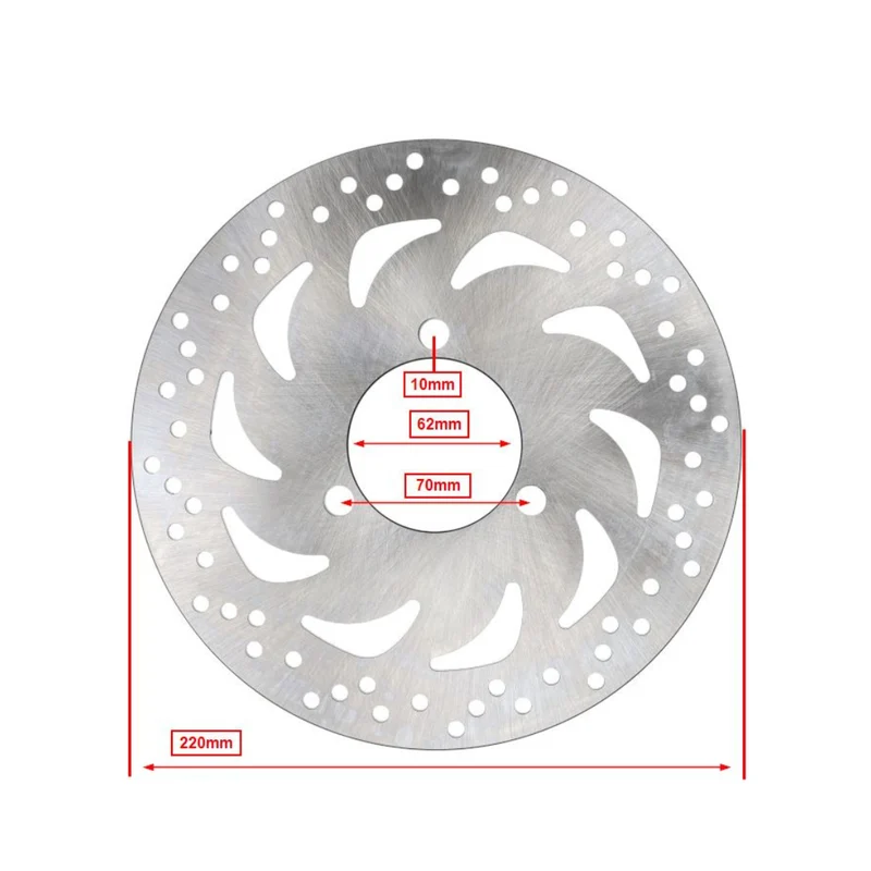 Disque de frein Fast Arrow 220MM 3 trous Derbi Senda