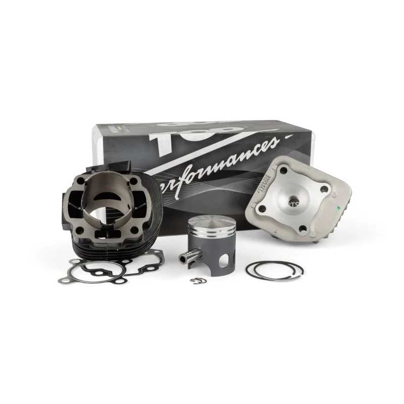 Cylindre 70cc AC Top Performances Noir Trophy Minarelli Horizontal