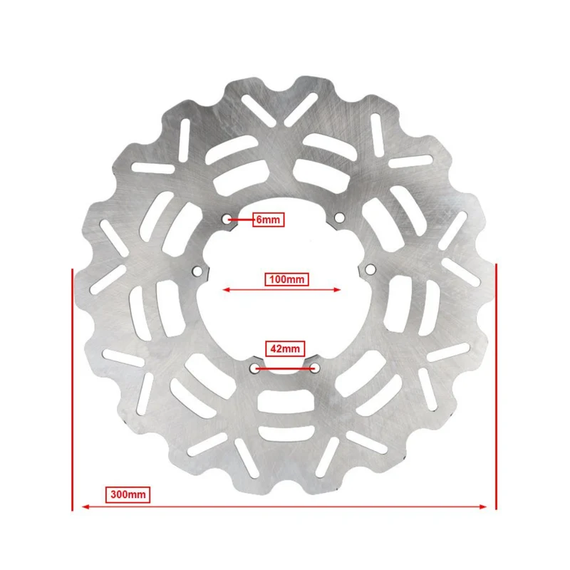 Disque de frein pour Fast Arrow 300MM 6 trous Derbi Senda