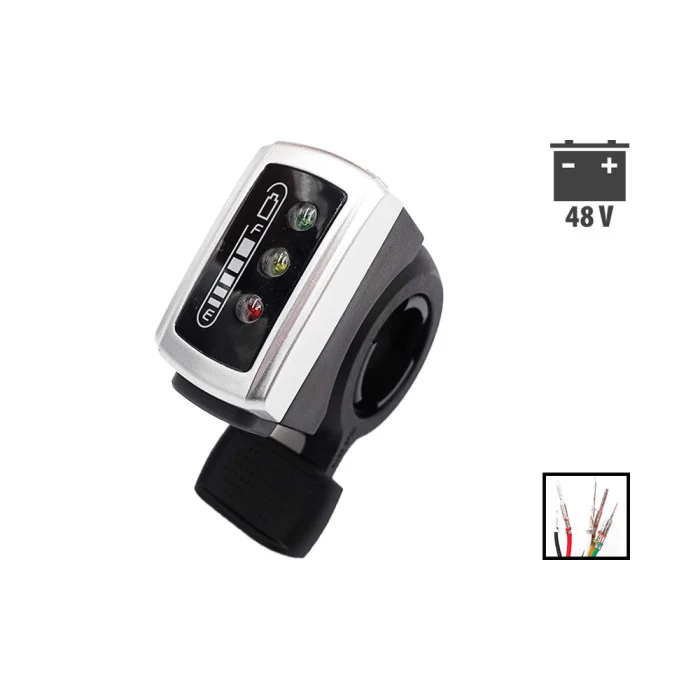 Gachette accelerateur indicateur batterie 48V