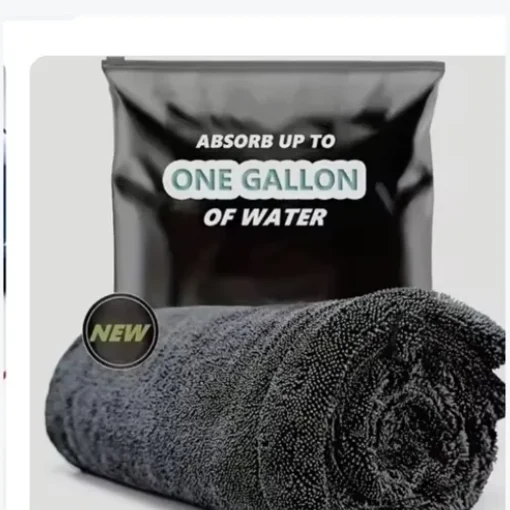 Serviette Séchage Auto XXL — Microfibre Haute Absorption