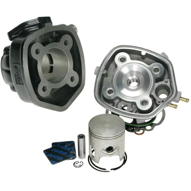 Kit Polini cilindro Sport 70cc, carburador CP 17,5mm y escape Polini
