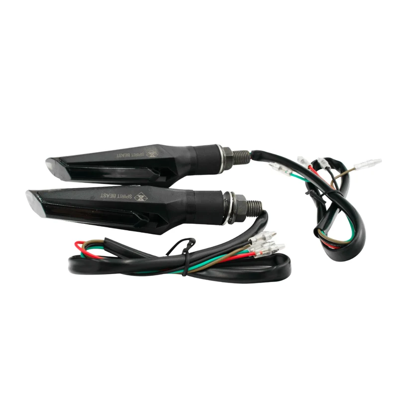 Clignotants LED Rouge L4 Interrupteur cyclomoteur / Universel