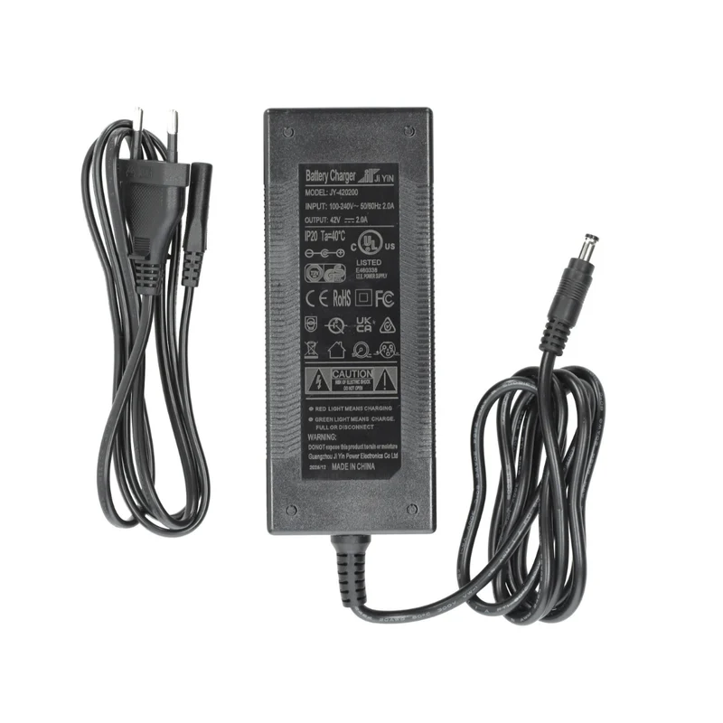 Chargeur de batterie 42V 2A DC 5.5-2.1 V20 PRO Fatbike