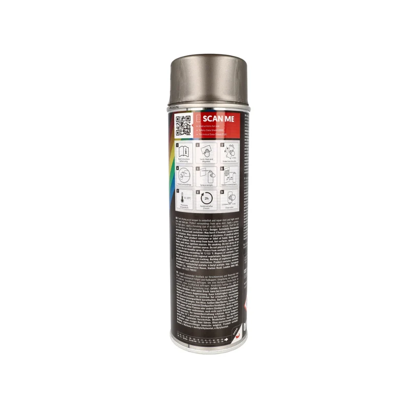 Peinture en aérosol Motip Rim Paint Anthracite Métallisé 400ML