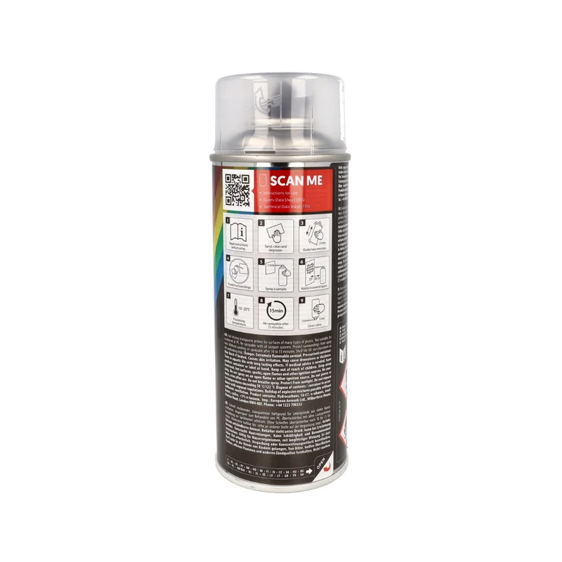 Peinture en aérosol Motip Plastic Primer 400ML