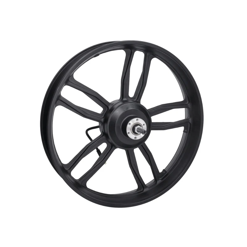 Roue arrière noire + moteur 20 pouces 48V 250W prise rouge V8/V20 Fatbike