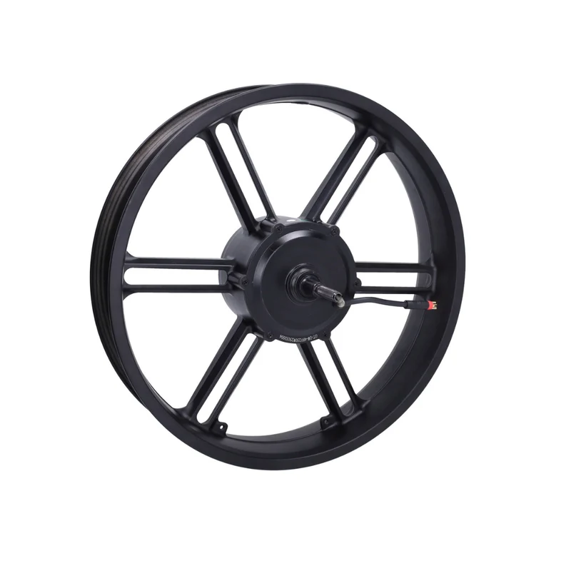 Roue Arrière Noire + Moteur 500W GT Côté Droit Prise Rouge V20 PRO Fatbike