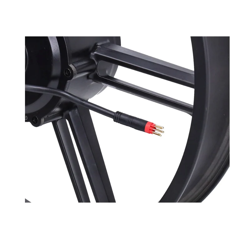 Roue Arrière Noire + Moteur 500W GT Côté Droit Prise Rouge V20 PRO Fatbike