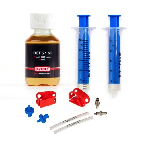 Kit de purge Elvedes pour Hayes complet (1x 2018047 1x 2018041 + 1x 2015171)