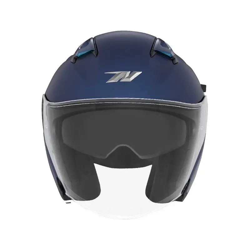 Casque jet - N130 bleu mat