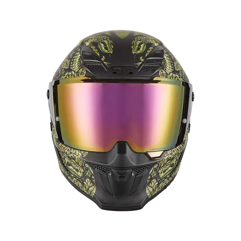 Casque intégral - Goliath Mythology noir mat or