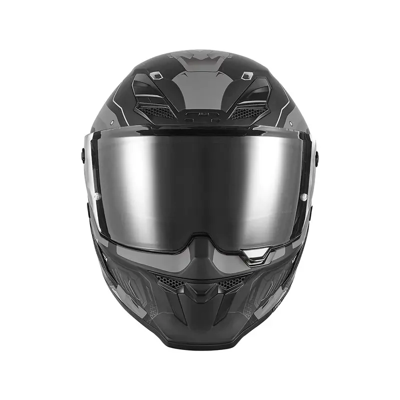 Casque intégral - Goliath Berserk noir mat argent