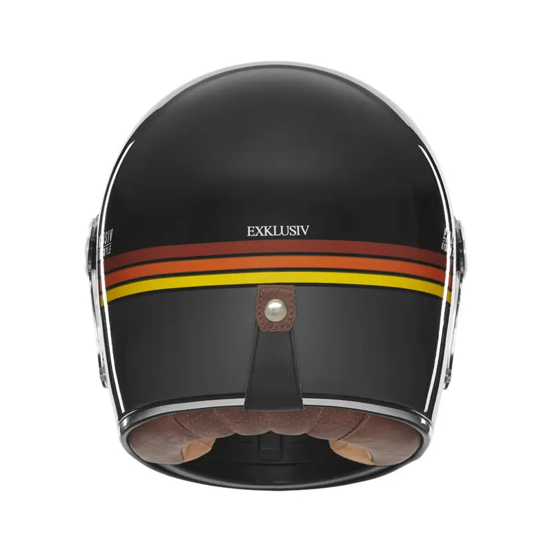 Casque intégral - Duke 2 Flat noir rouge orange jaune