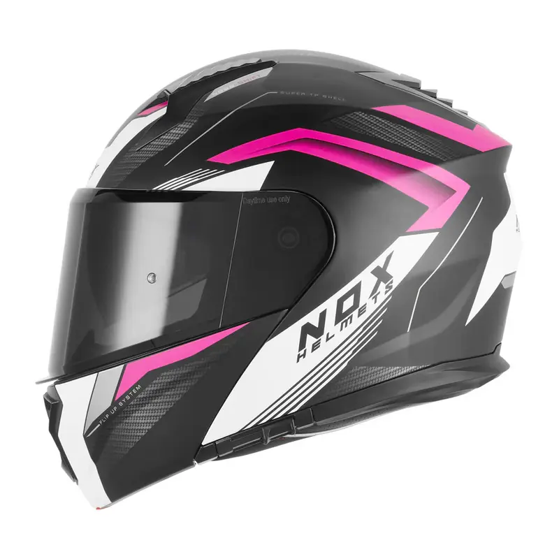 Casque modulable - N968 Shift noir mat blanc rose