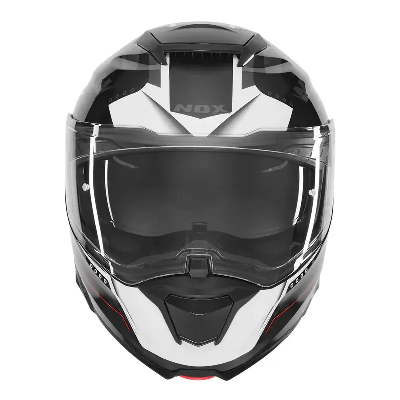 Casque modulable - N967 Conquer noir blanc rouge