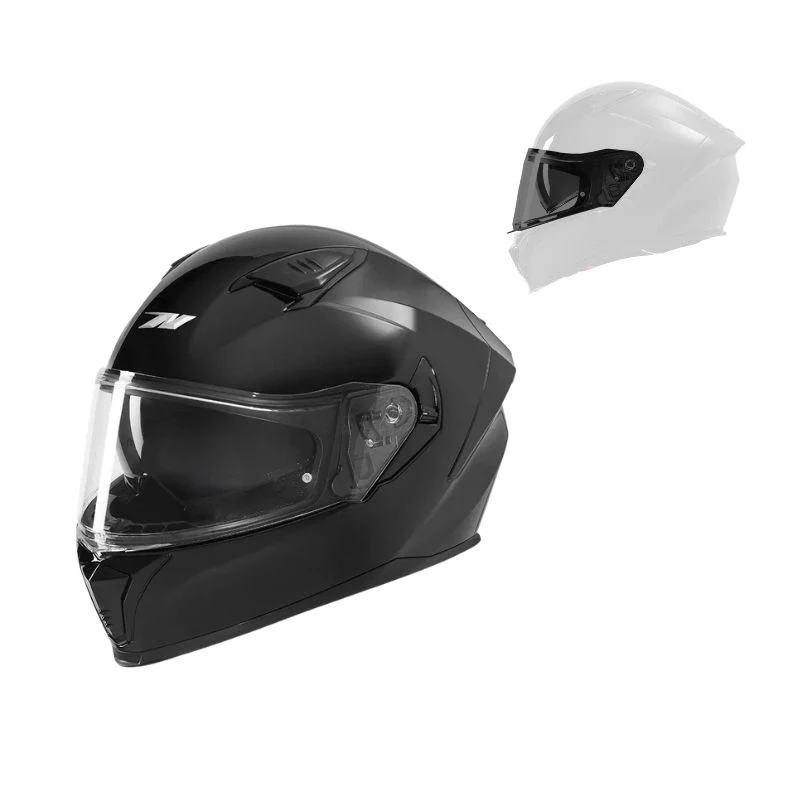 Casque intégral - N402 noir brillant