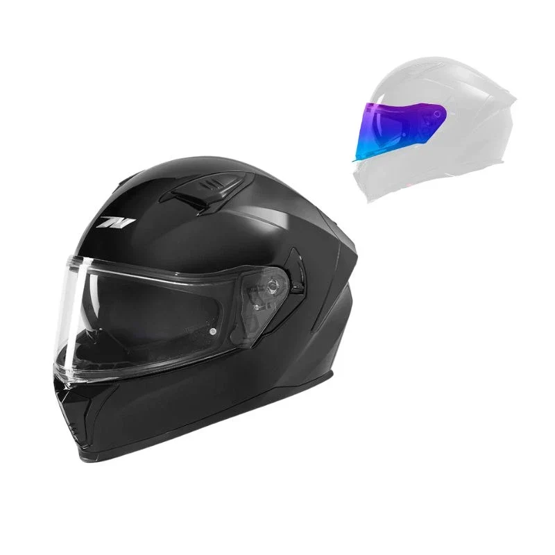 Casque intégral - N402 noir brillant