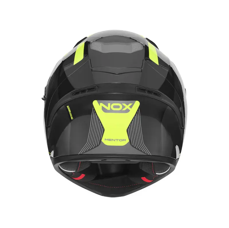 Casque intégral - N402 Mentor noir jaune brillant