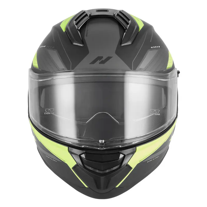 Casque intégral - N304S Revo noir mat jaune