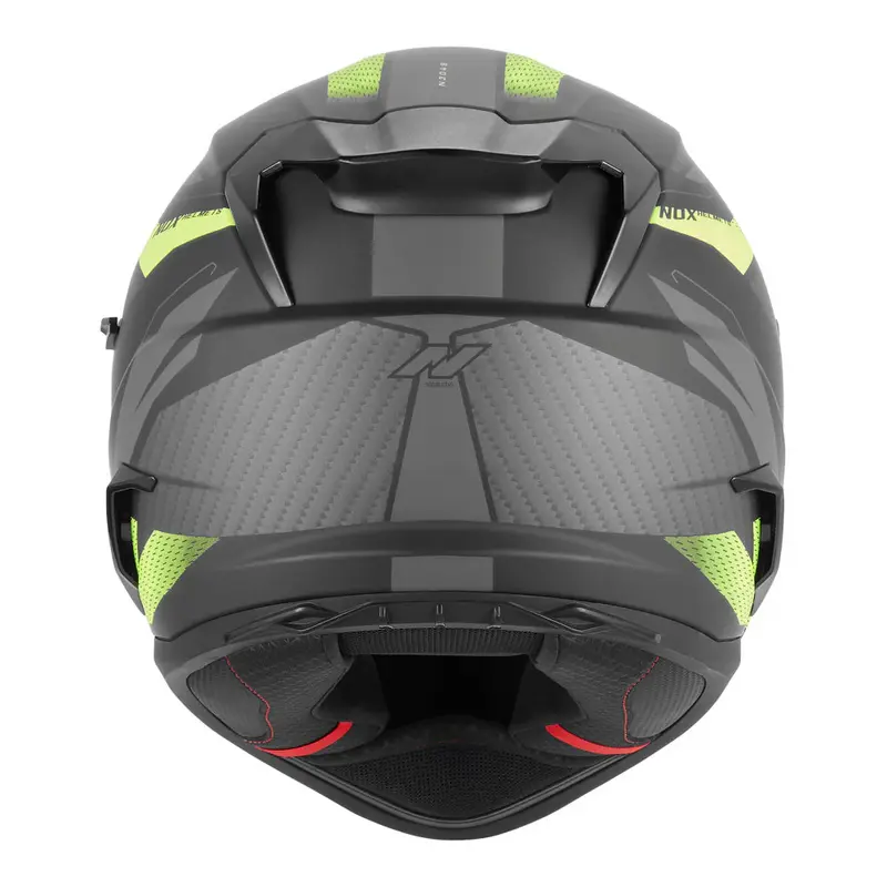 Casque intégral - N304S Revo noir mat jaune