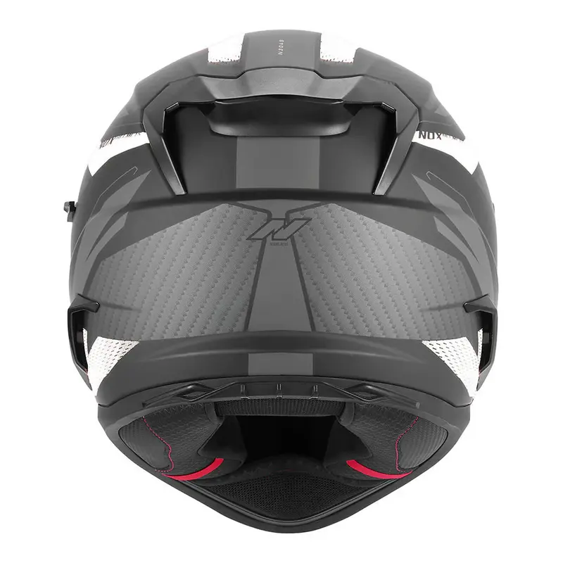 Casque intégral - N304S Revo noir mat blanc