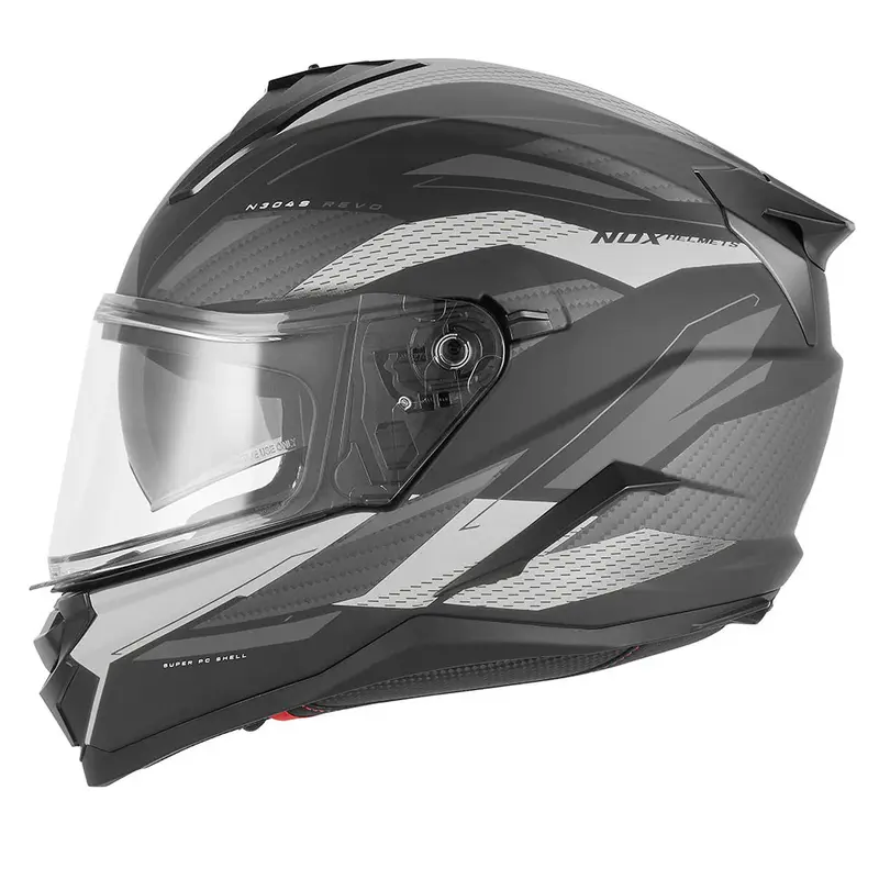 Casque intégral - N304S Revo noir mat argent
