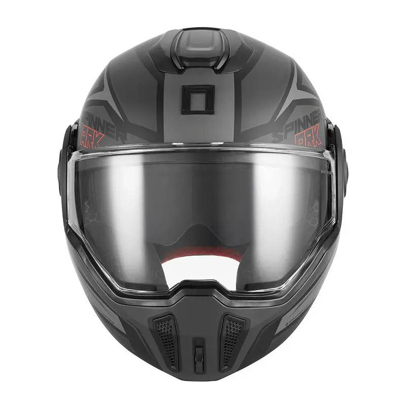 Casque modulable - Ark noir mat rouge