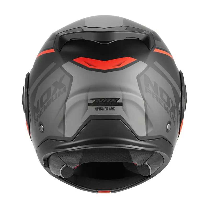 Casque modulable - Ark noir mat rouge