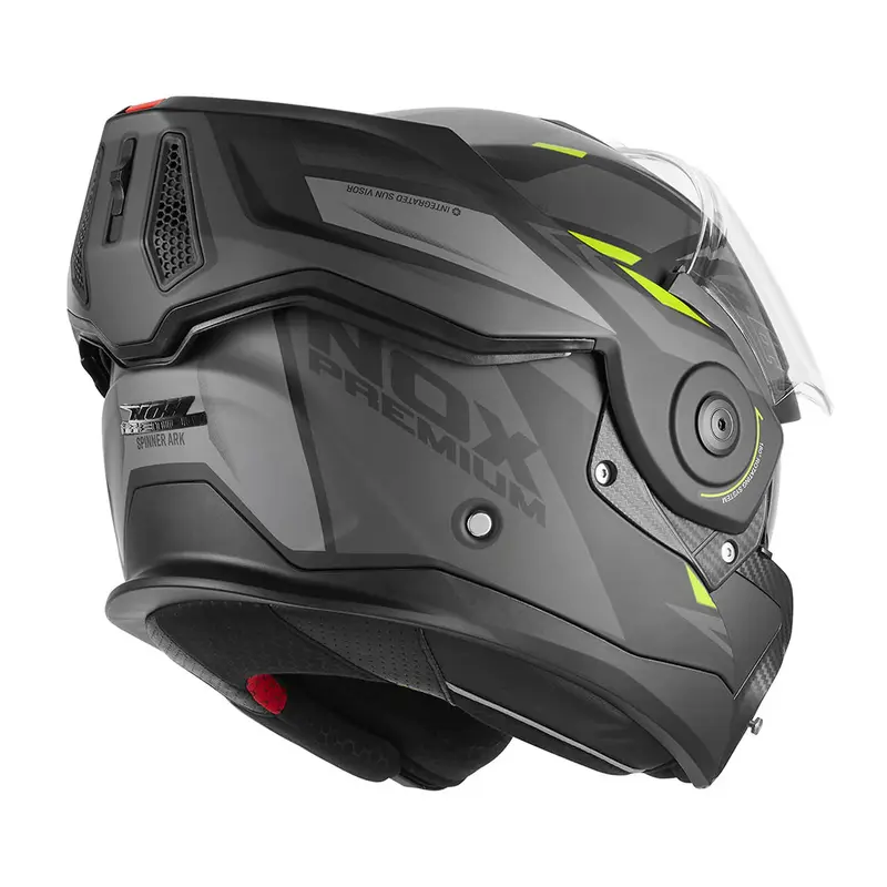 Casque modulable - Ark noir mat jaune