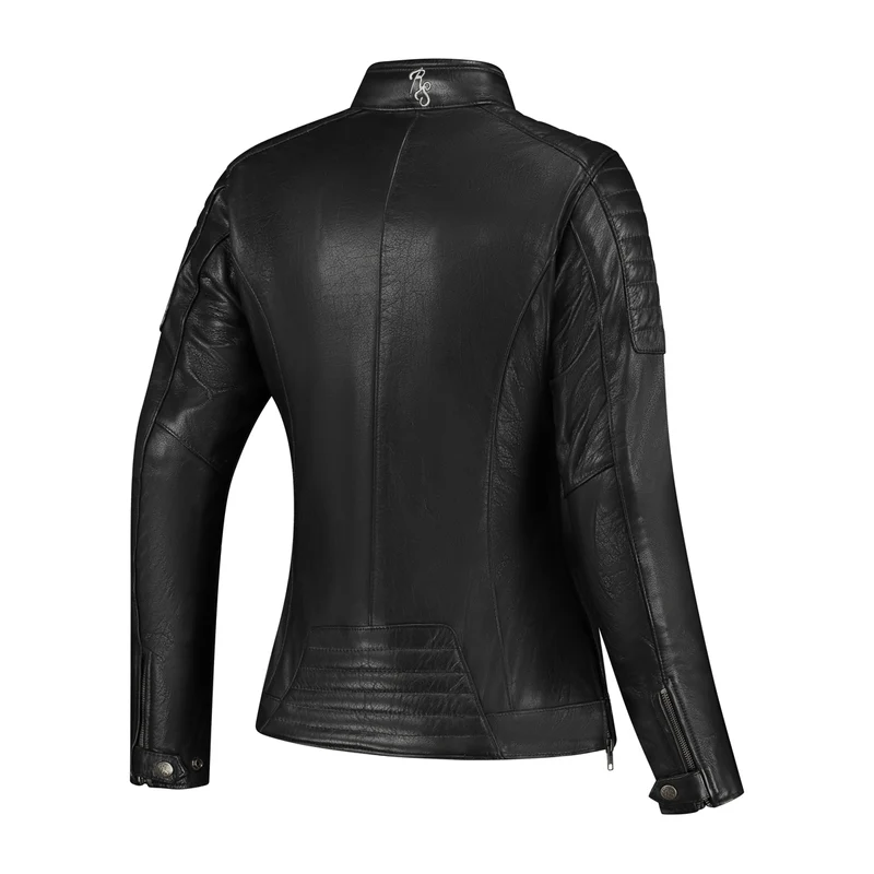 Blouson de moto femme A - Jack Alice noir et blanc