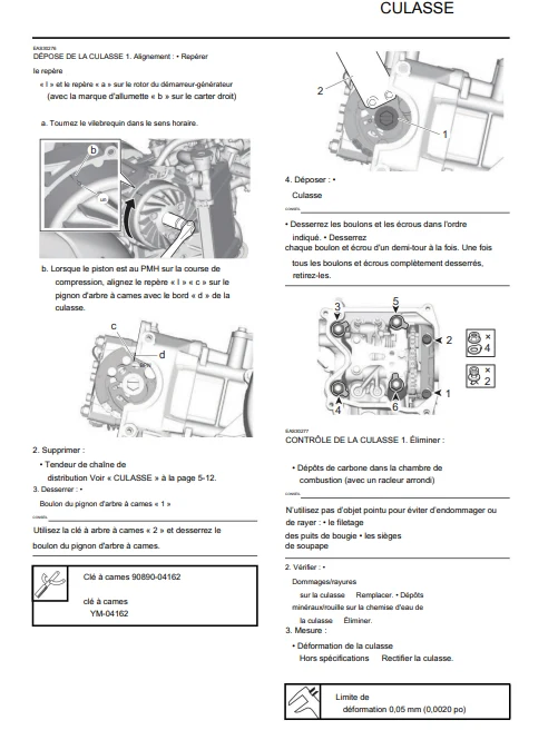 Manuel d'atelier Yamaha Nmax 2024 français