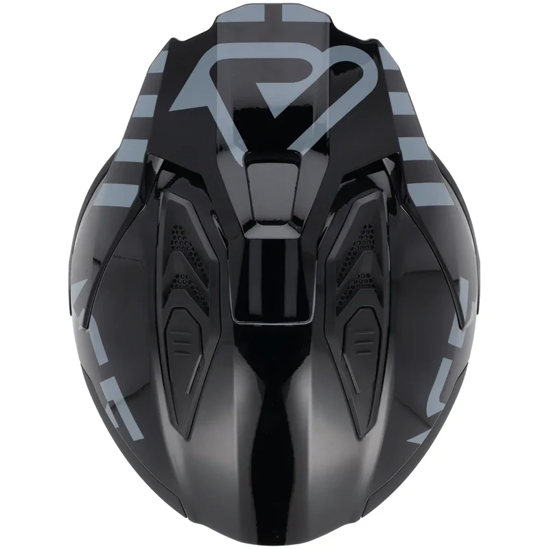 Casco Acerbis Jet Aria Evo Graphic - Negro/Gris