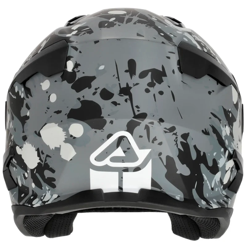 Casco Acerbis Jet Aria Evo Graphic - Camuflaje Gris/Negro