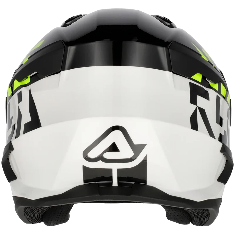 Casco Acerbis Jet Aria Evo Graphic - Negro/Blanco/Amarillo