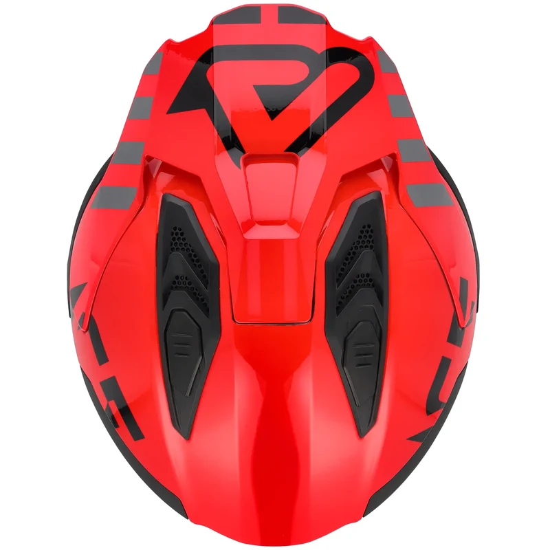 Casco Acerbis Jet Aria Evo Graphic - Negro/Rojo
