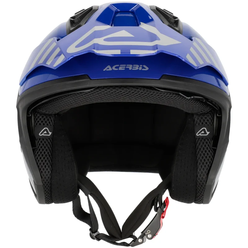 Casco Acerbis Jet Aria Evo Graphic - Negro/Azul