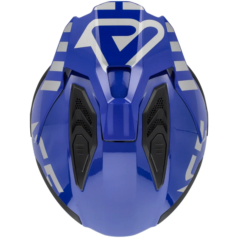 Casco Acerbis Jet Aria Evo Graphic - Negro/Azul