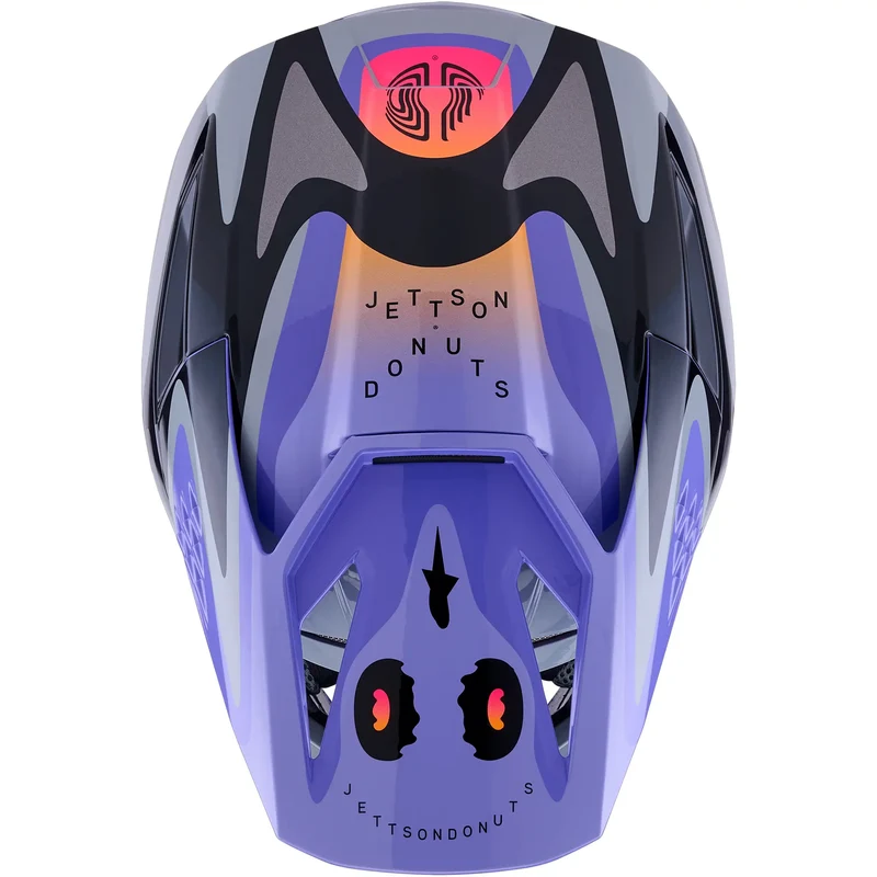Casco Alpinestars S-M3 Youth Jettson - Gris/Negro/Lila