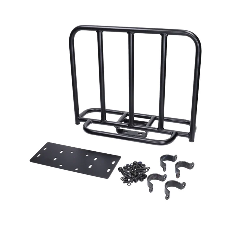 Porte-bagages avant noir fixe Made In EU Universal Fatbike