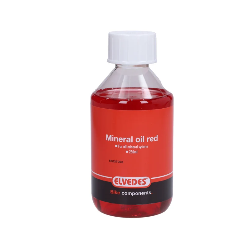 Liquide de frein Elvedes Minéral Shimano 250ML Rouge Fatbike
