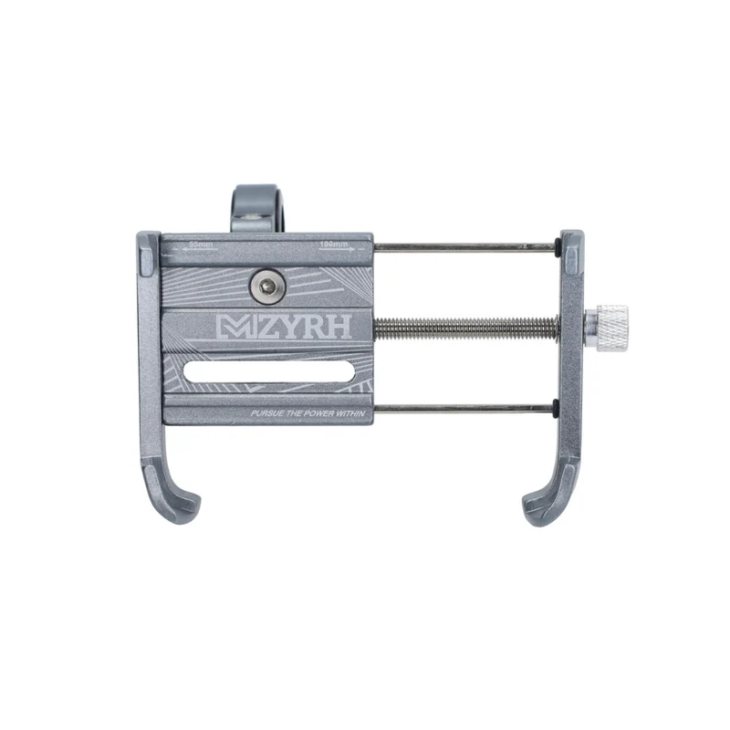 Support Téléphone Ajustable Aluminium Gris Scooter/Fatbike