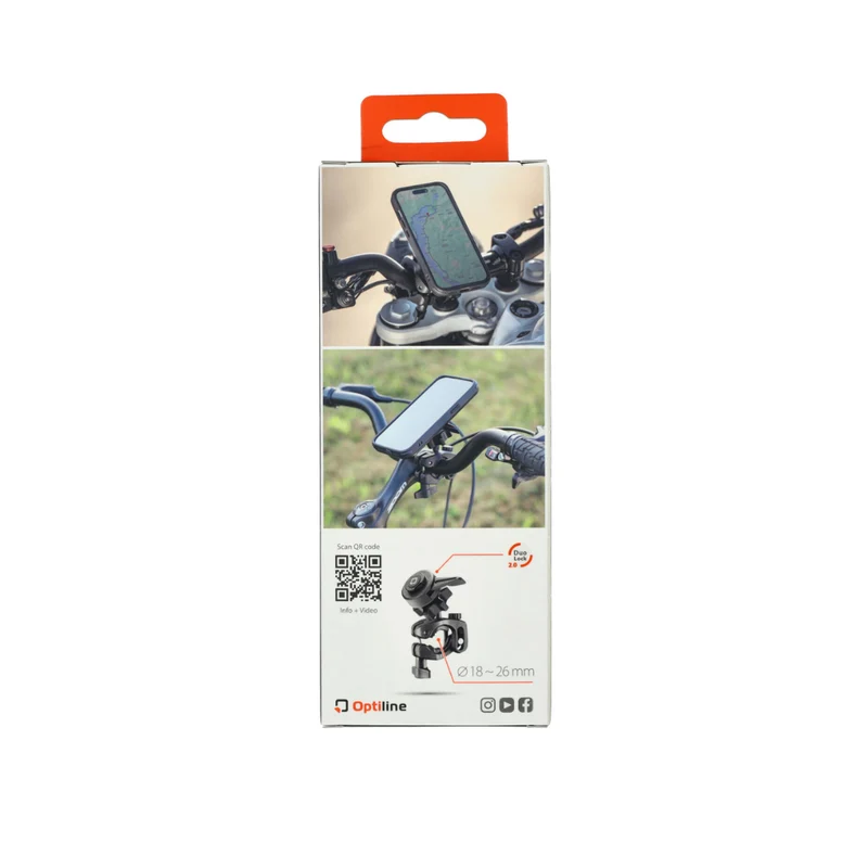 Support téléphone Lampa Click System Montage sur guidon Scooter/Fatbike
